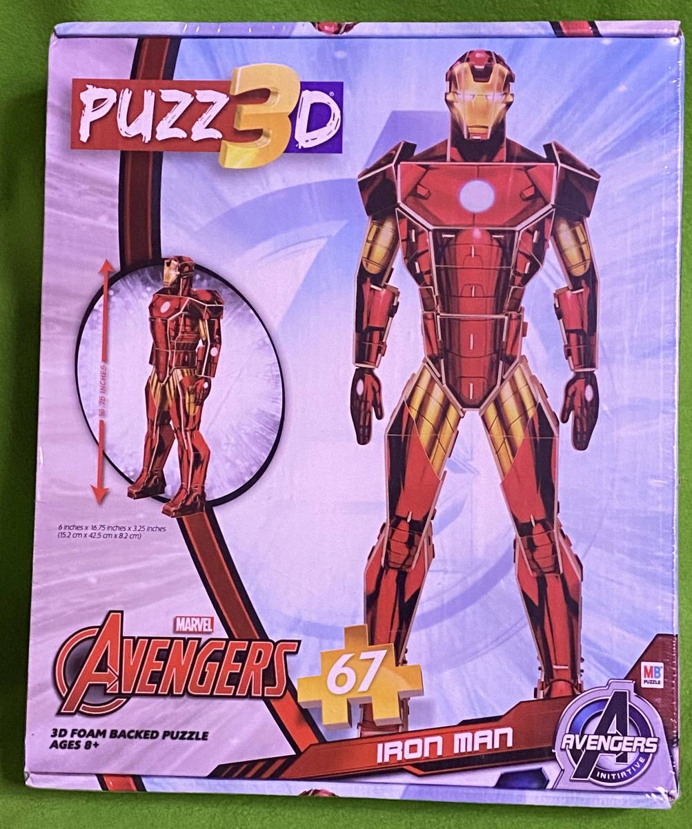 PUZZ3D цельный составная картинка Ironman 