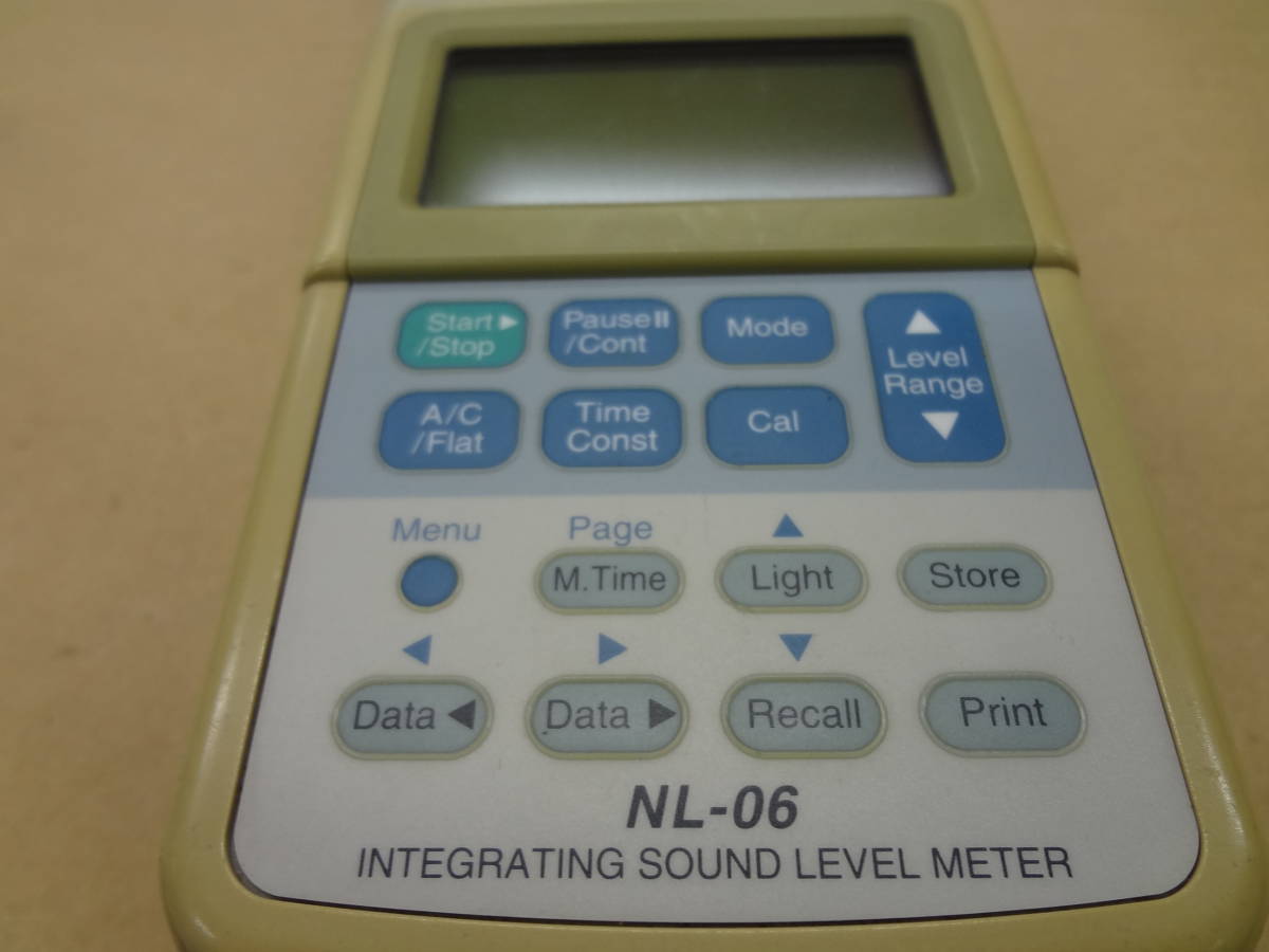 ○RION リオン 積分型普通騒音計 NL-06 サウンドレベルメーター ○0 ○RION リオン 積分型普通騒音計 NL-06 サウンドレベルメーター ○0