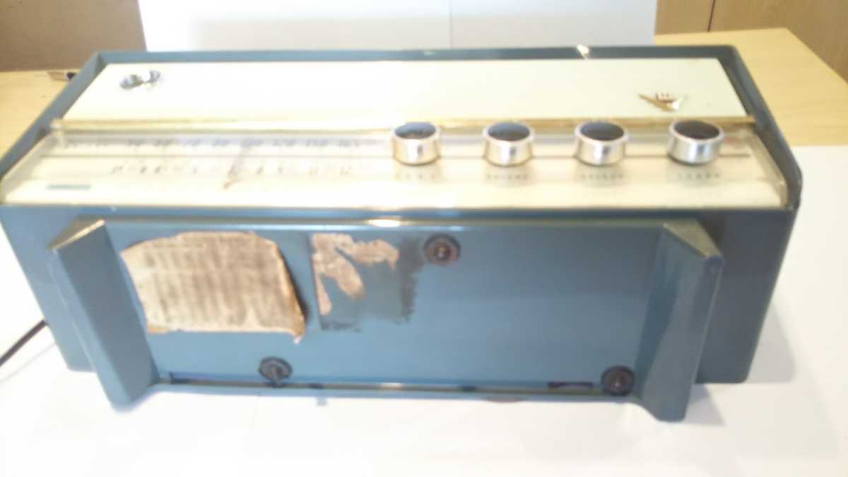 値下げナショナル真空管ラジオ、AM-380（1959年、昭和34年式）、不動品。_画像8