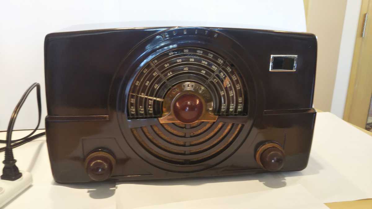  Zenith ZENITH( America ), vacuum tube radio,7H820 type (1948 year, Showa era 23 year ), operation, original beautiful goods 