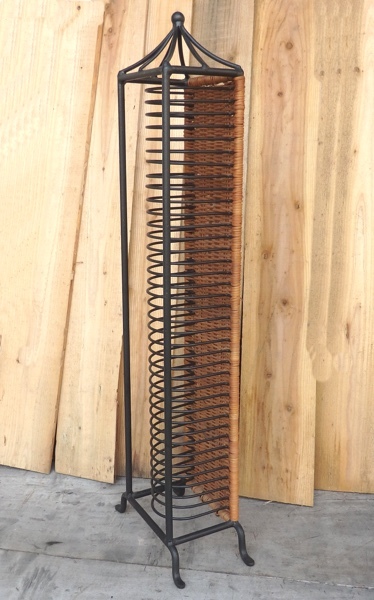  iron CD rack vertical iron rattan interior height 79 centimeter 