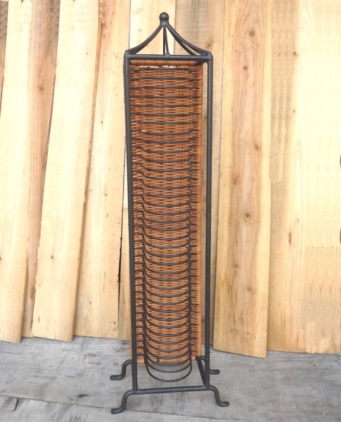  iron CD rack vertical iron rattan interior height 79 centimeter 