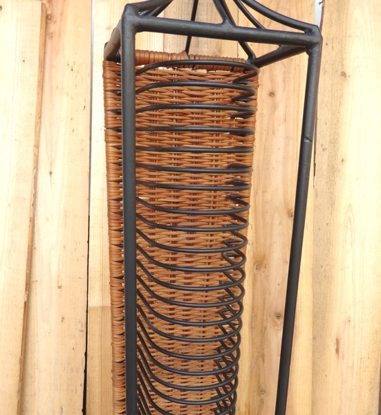  iron CD rack vertical iron rattan interior height 79 centimeter 