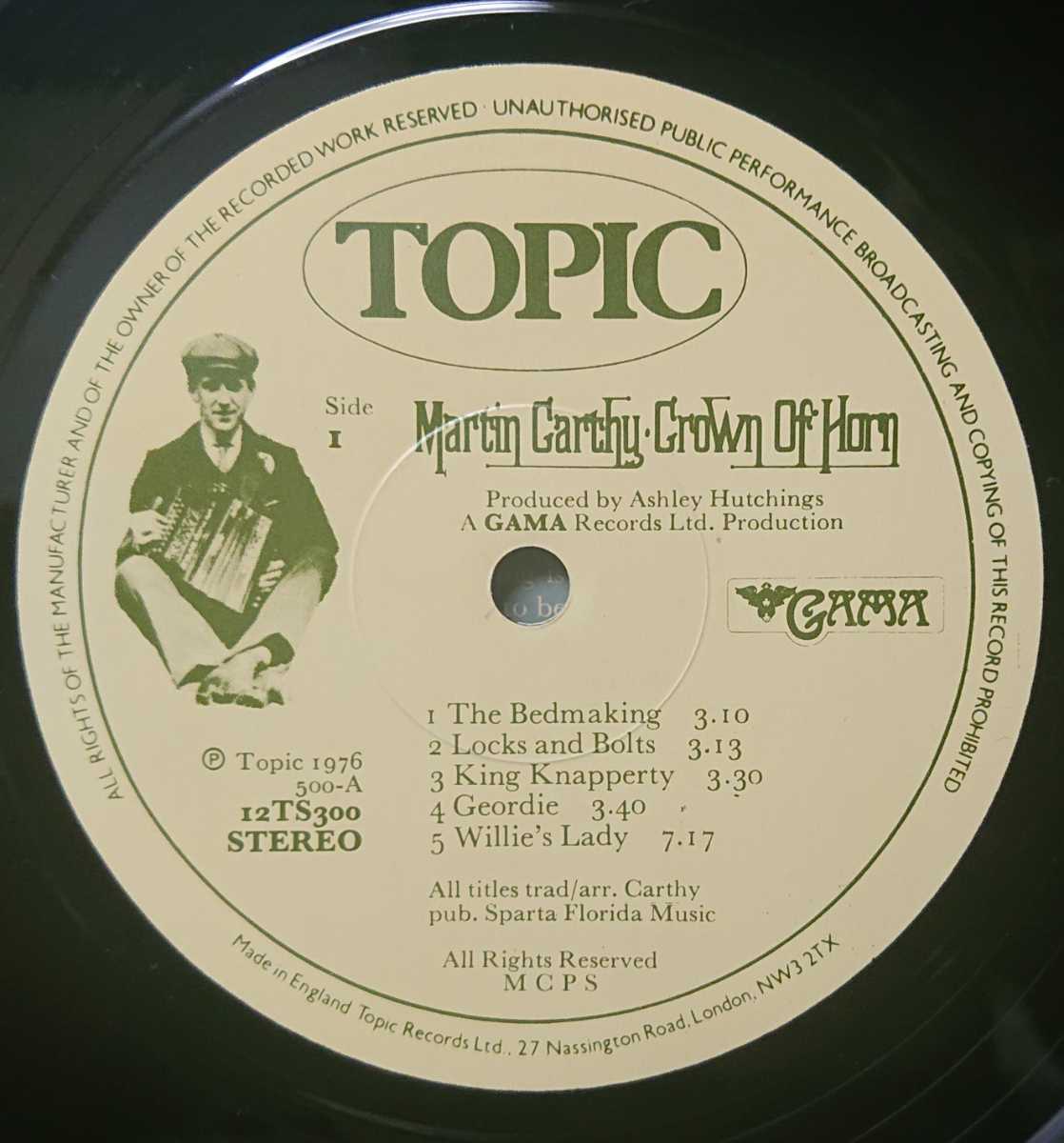 * special selection *MARTIN CARTHY/CROWN OF HORN\'1976UK TOPIC