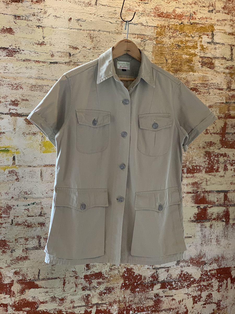 60s Abercrombie&Fitch SAFARI JACKET ヴィンテージ ビンテージ アバクロ サファリジャケット アメトラ トラッド TRAD 50s