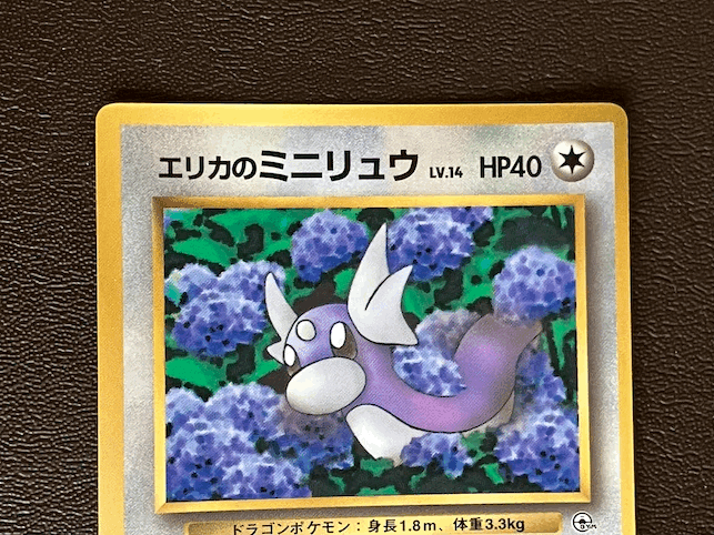 旧裏面 ポケモンカード エリカのミニリュウ コロコロコミック付録