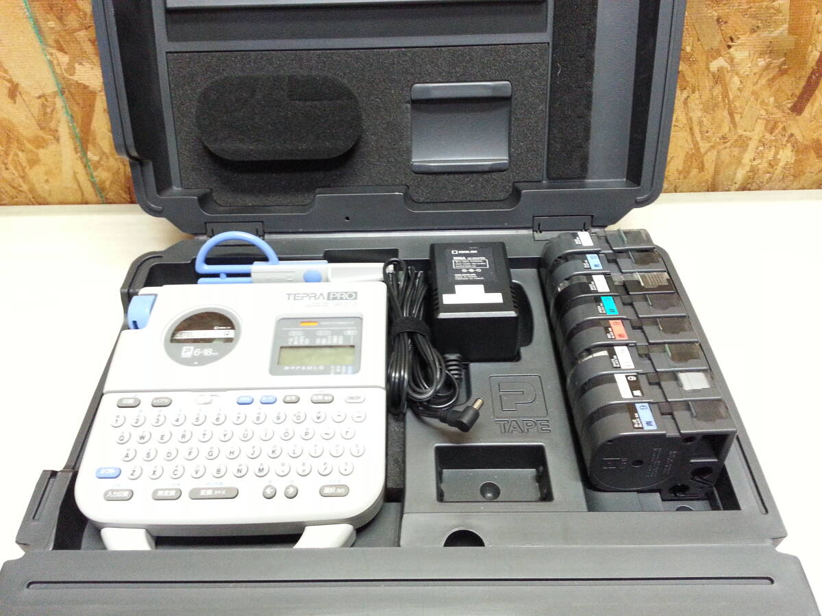 テプラ SR313 システムトランク テープ付き_画像5