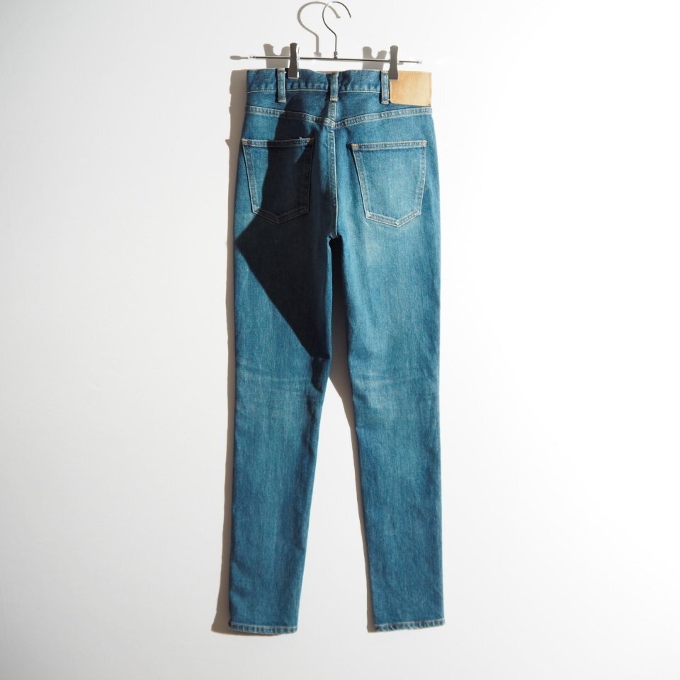 R5266P ▼CELINE セリーヌ▼ スキニー デニムパンツ インディゴブルー 26 / W SK 002 Skinny Leg Jeans スリムパンツ レディース_画像3