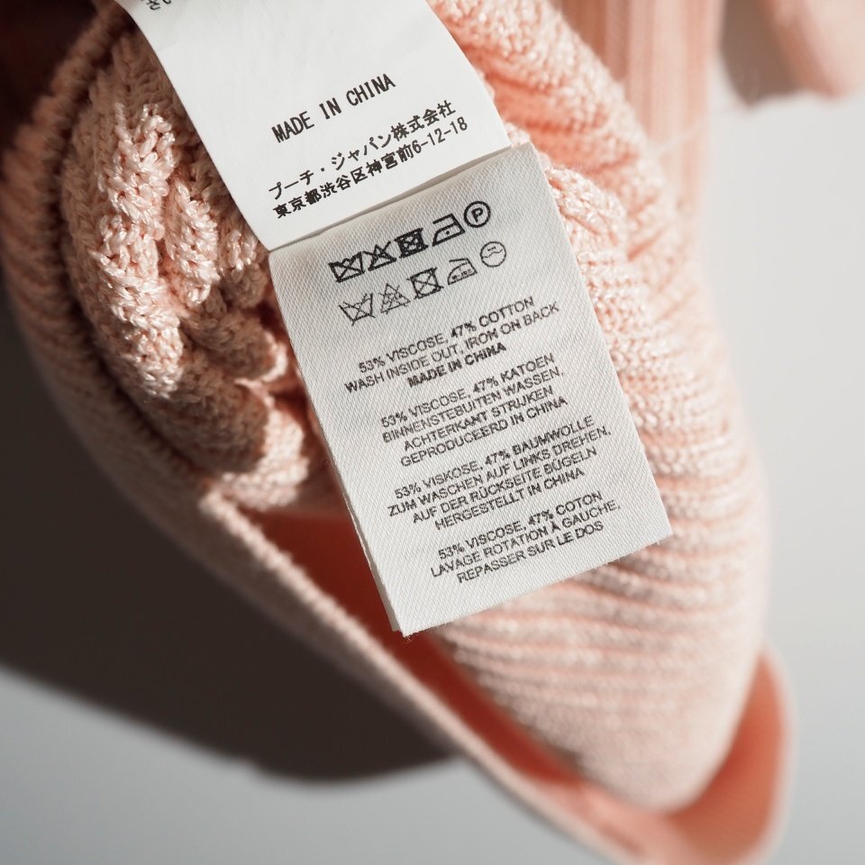 S0200P ▼DRIES VAN NOTEN ドリスヴァンノッテン▼ 25SS TONIA EMB ビジューホルターネック 半袖 サマーニット ピンク S 春夏 mks_画像6