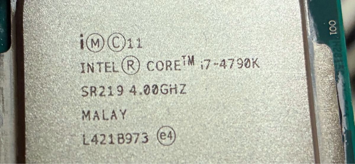 送料無料 Intel Core i7-4790K CPU_画像3