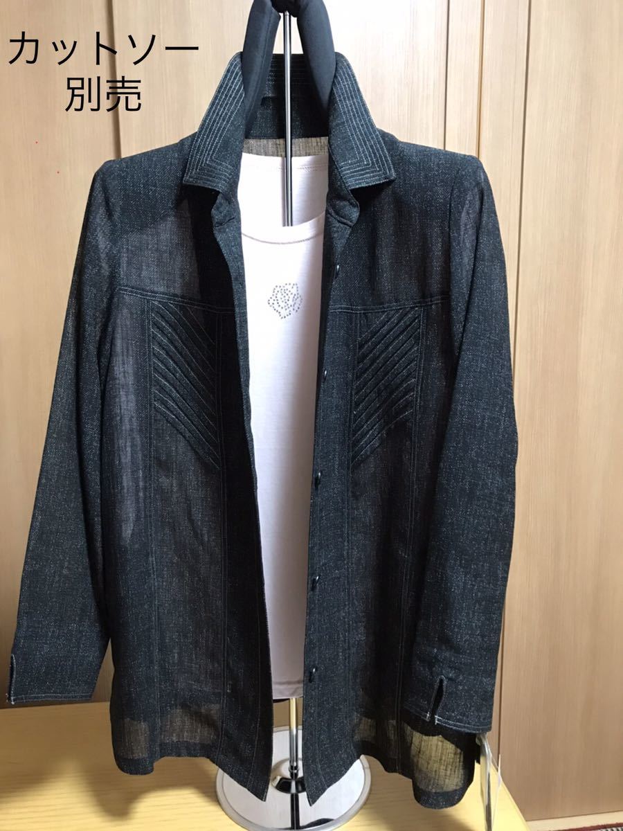 [新品] 激安・在庫処分　9号　Sサイズ　レディース刺繍ジャケット　ミセスジャケット　婦人ジャケット　高級素材　黒色　日本製