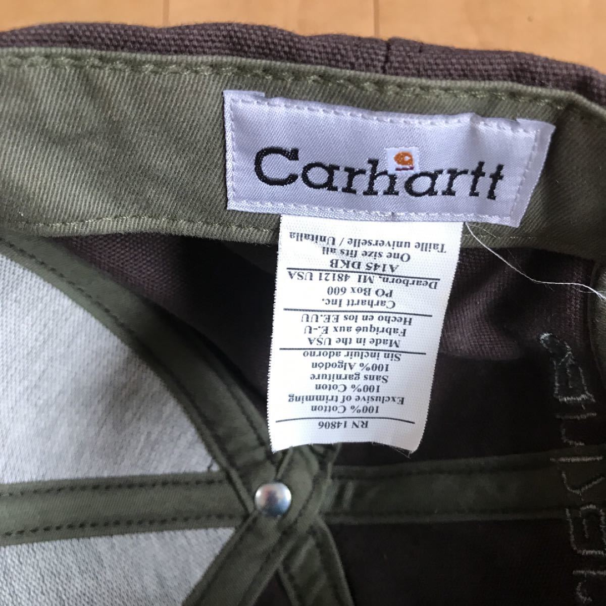 carhartt キャップ