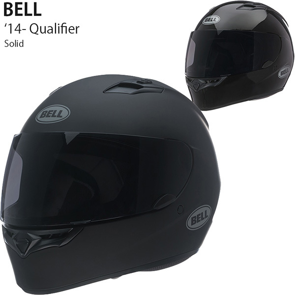 ☆新品☆ L グロス黒 BELL ヘルメット Qualifier -2021年 現行モデル ソリッドカラー