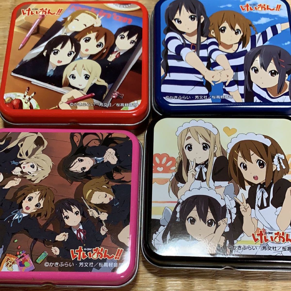 Paypayフリマ けいおん キャラ缶 4缶