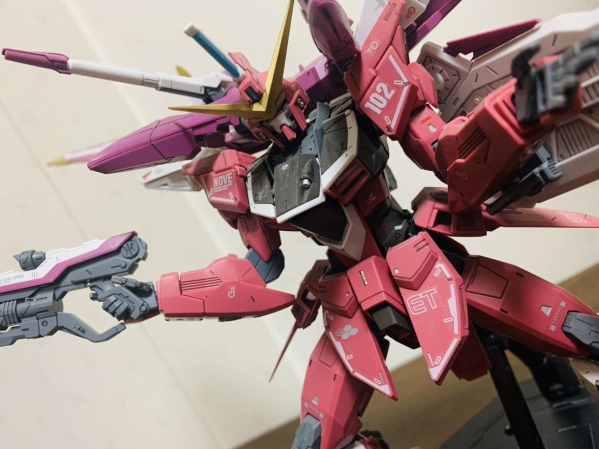 人気ブランドの新作 ガンプラ MG ジャスティスガンダム 塗装完成品