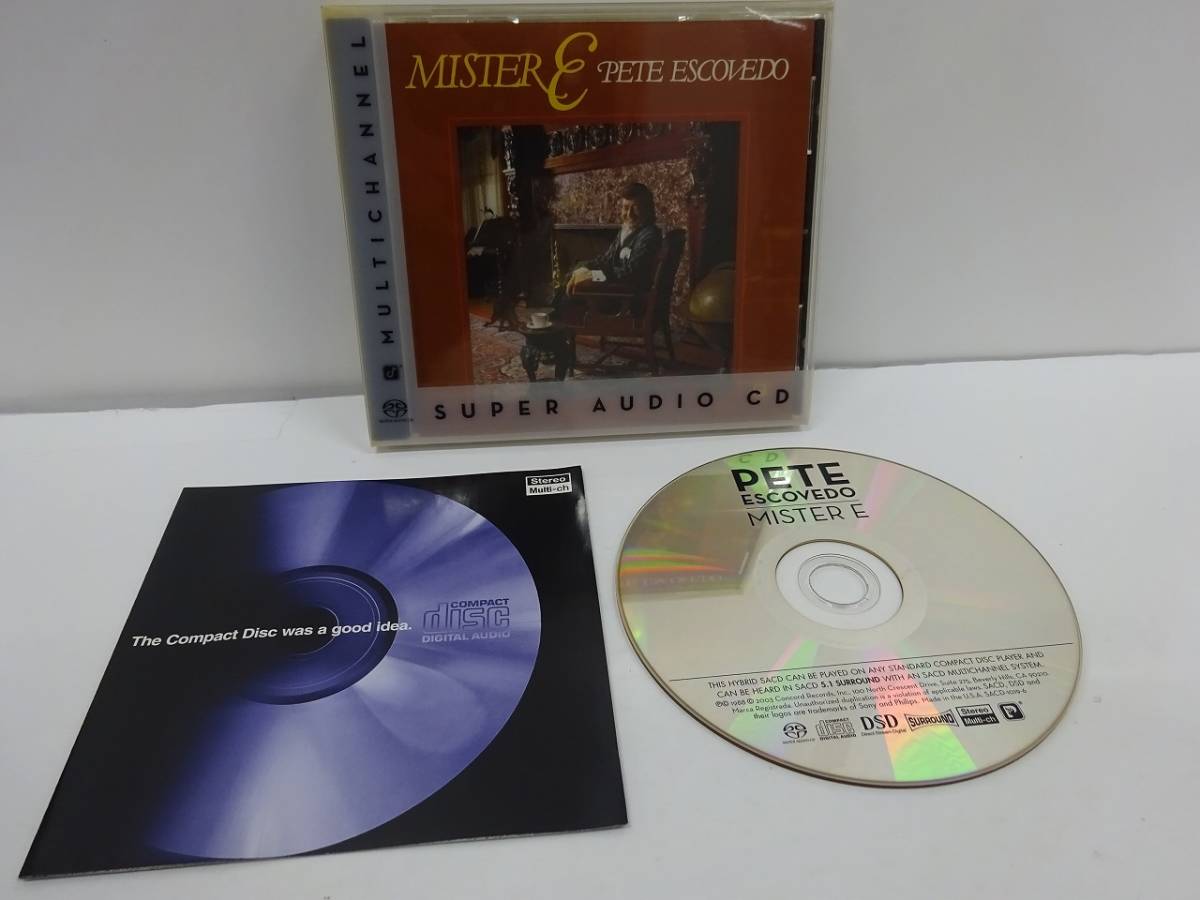 SACD / PETE ESCOVEDO ピート・エスコヴェード MISTER E【スリーヴケース/US/CONCORD/SACD-1019-6】AK0652_画像1