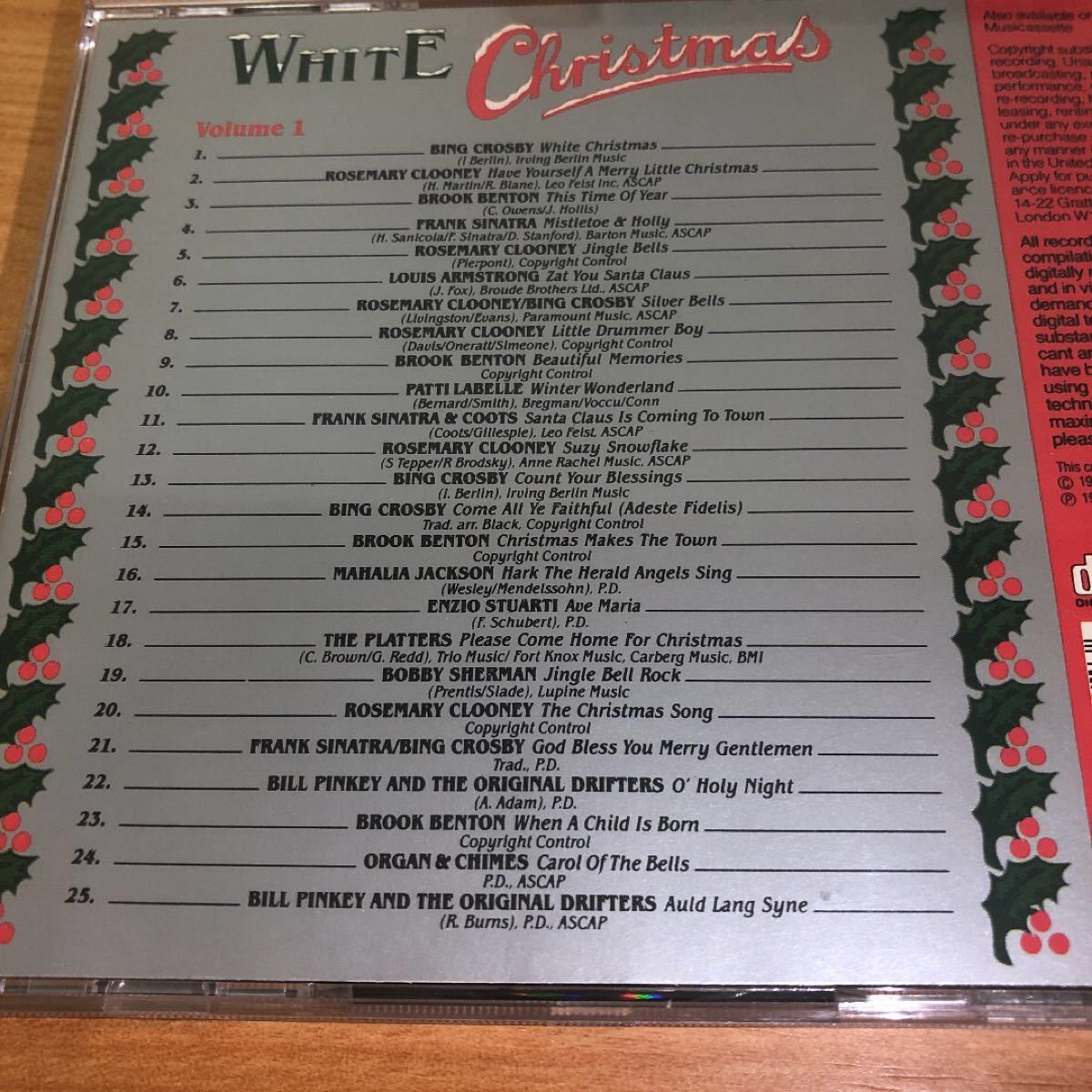 ホワイトクリスマス 2CD 50曲/White Christmas/X MAS/ルイ・アームストロング、フランク・シナトラ他