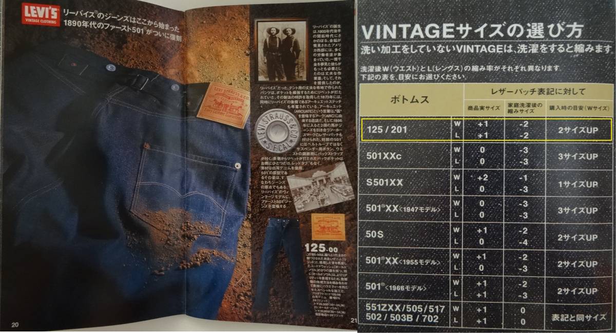 90sバレンシア(555)【バックル無】Levi's LVC 125-0024 リジッド 90sバレンシア(555)【バックル無】Levi's LVC 125-0024 リジッド