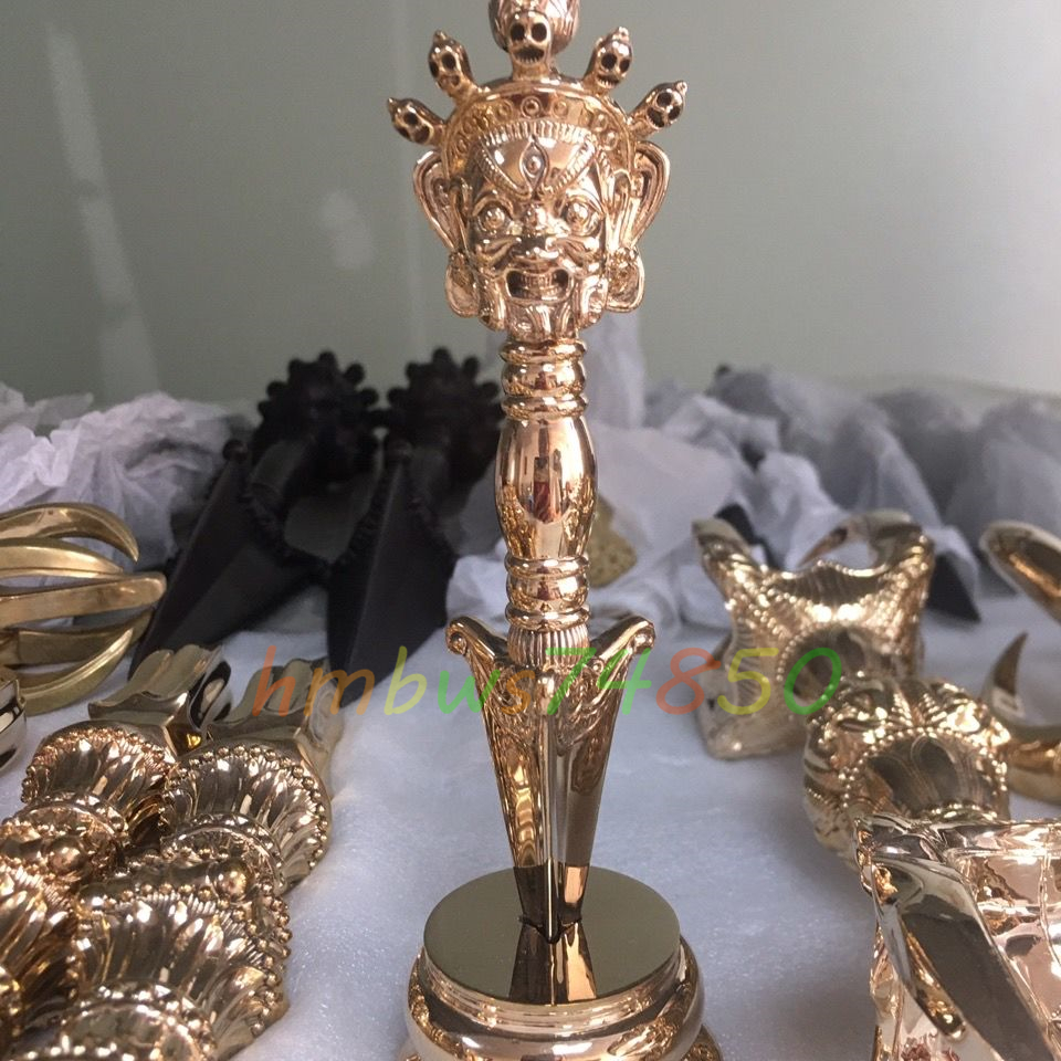 密教法具 寺院仏具」極上品 烏枢沙摩明王 大型金剛五鈷杵 仏具 密教法具 寺院仏具」極上品 烏枢沙摩明王 大型金剛五鈷杵 仏具