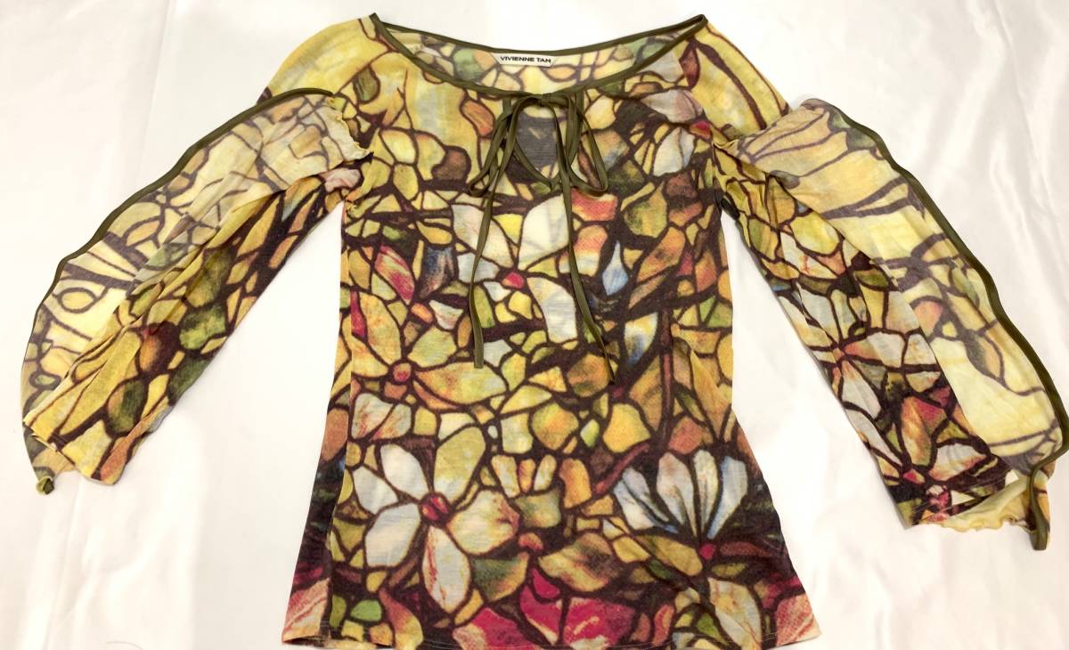 vivienne tam ヴィヴィアンタム トップス カットソー フレア ブラウス