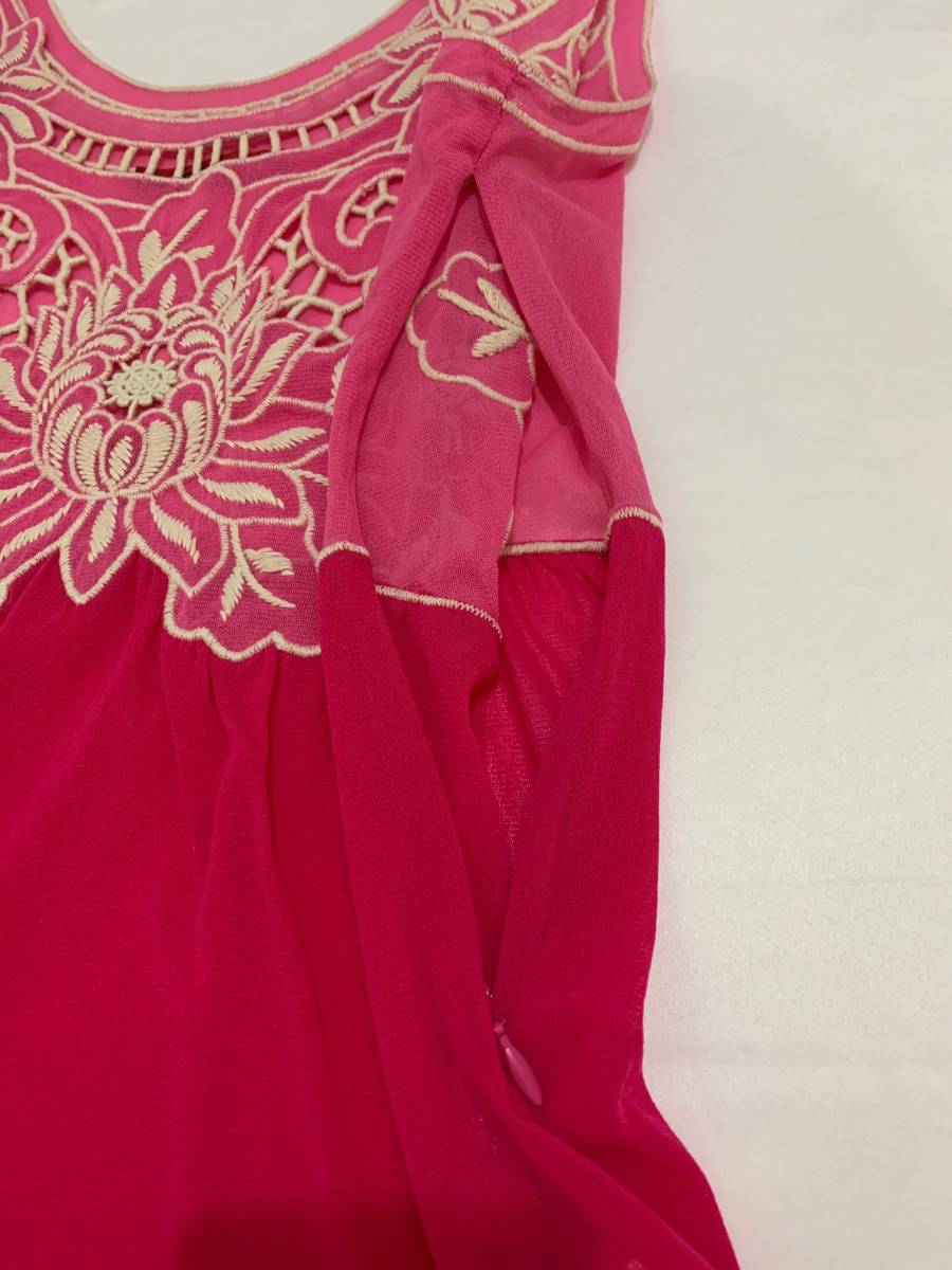vivienne tam ヴィヴィアンタム ノースリ チュニック カットソー トップス ピンク pink 5
