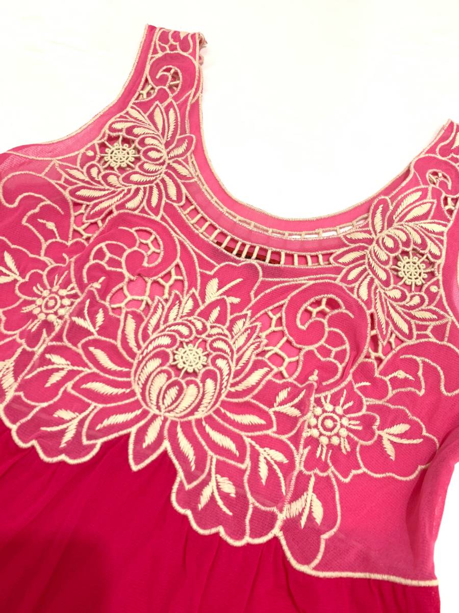 vivienne tam ヴィヴィアンタム ノースリ チュニック カットソー トップス ピンク pink 4