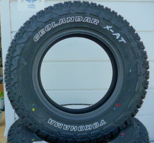 新商品☆ヨコハマ ジオランダーX-AT☆195R16ホワイトレター☆4本