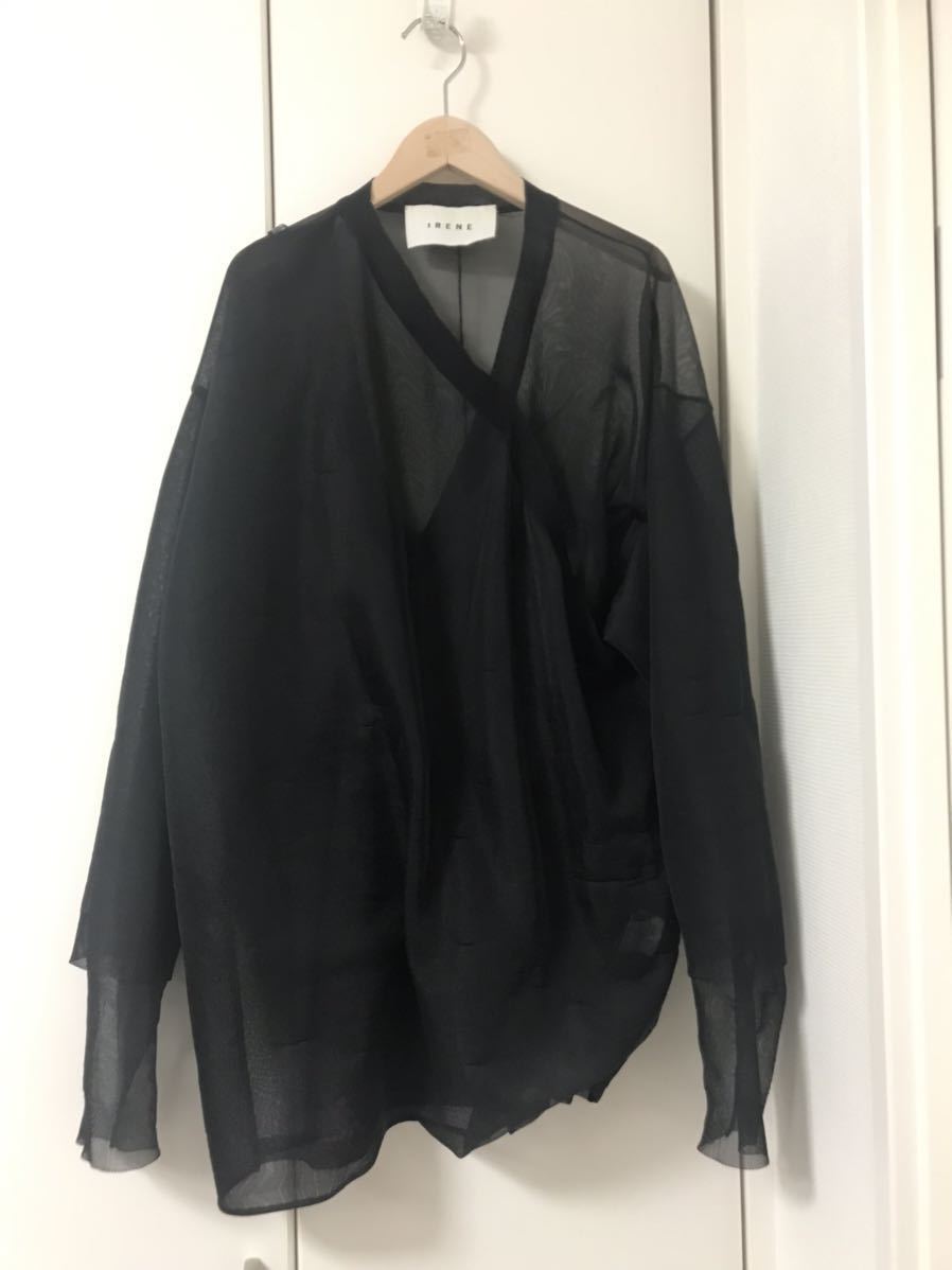 IRENE アイレネ 2020SS Sheer V-Neck Top Vネックシアートップス