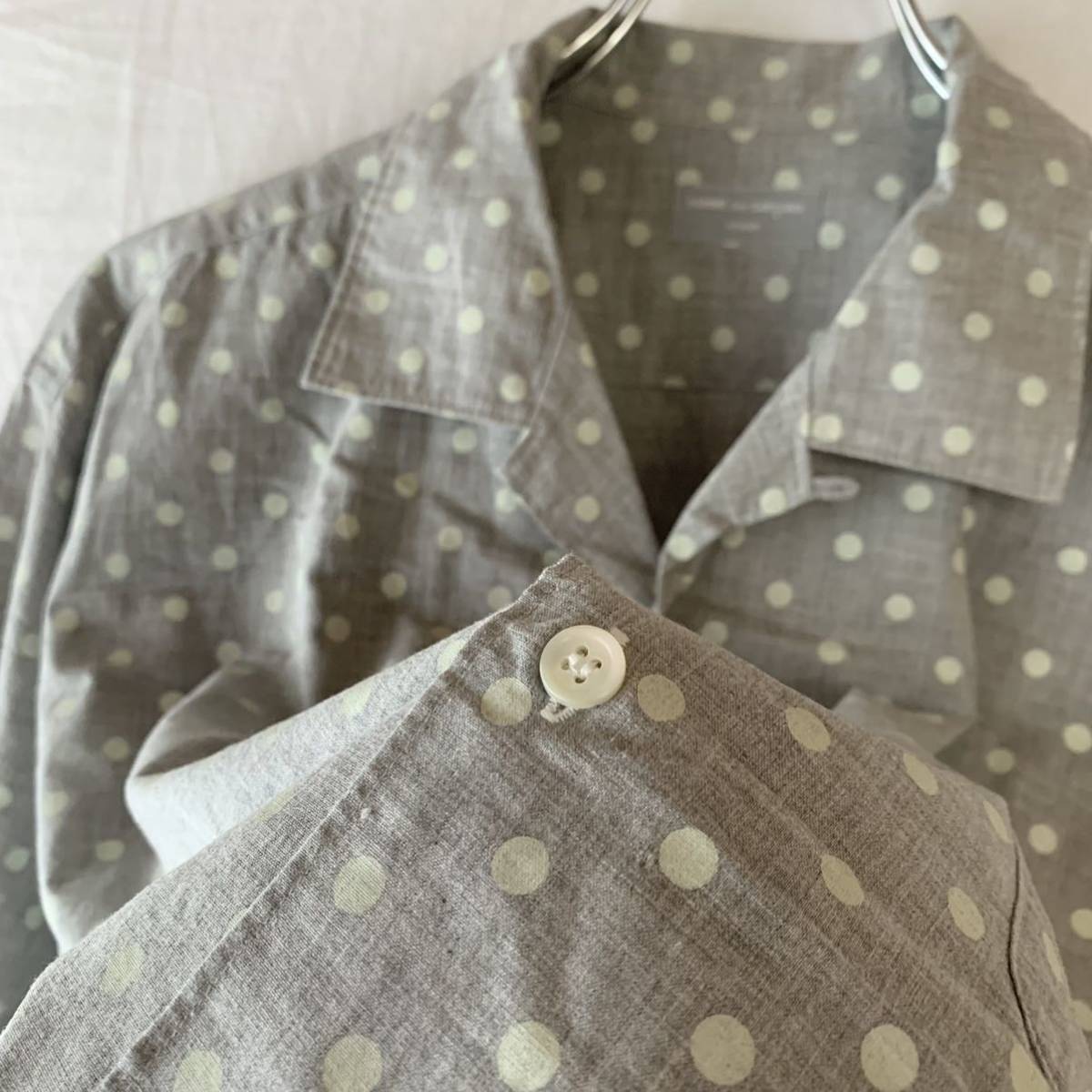 COMME des GARCONS HOMME コムデギャルソン オム 開襟 長袖シャツ
