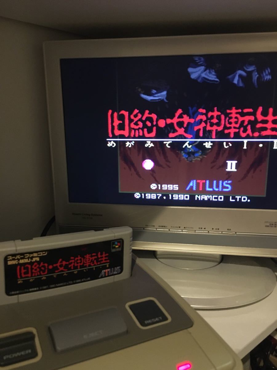 T2　スーパーファミコン　アトラスセット　旧約女神転生　魔神転生2