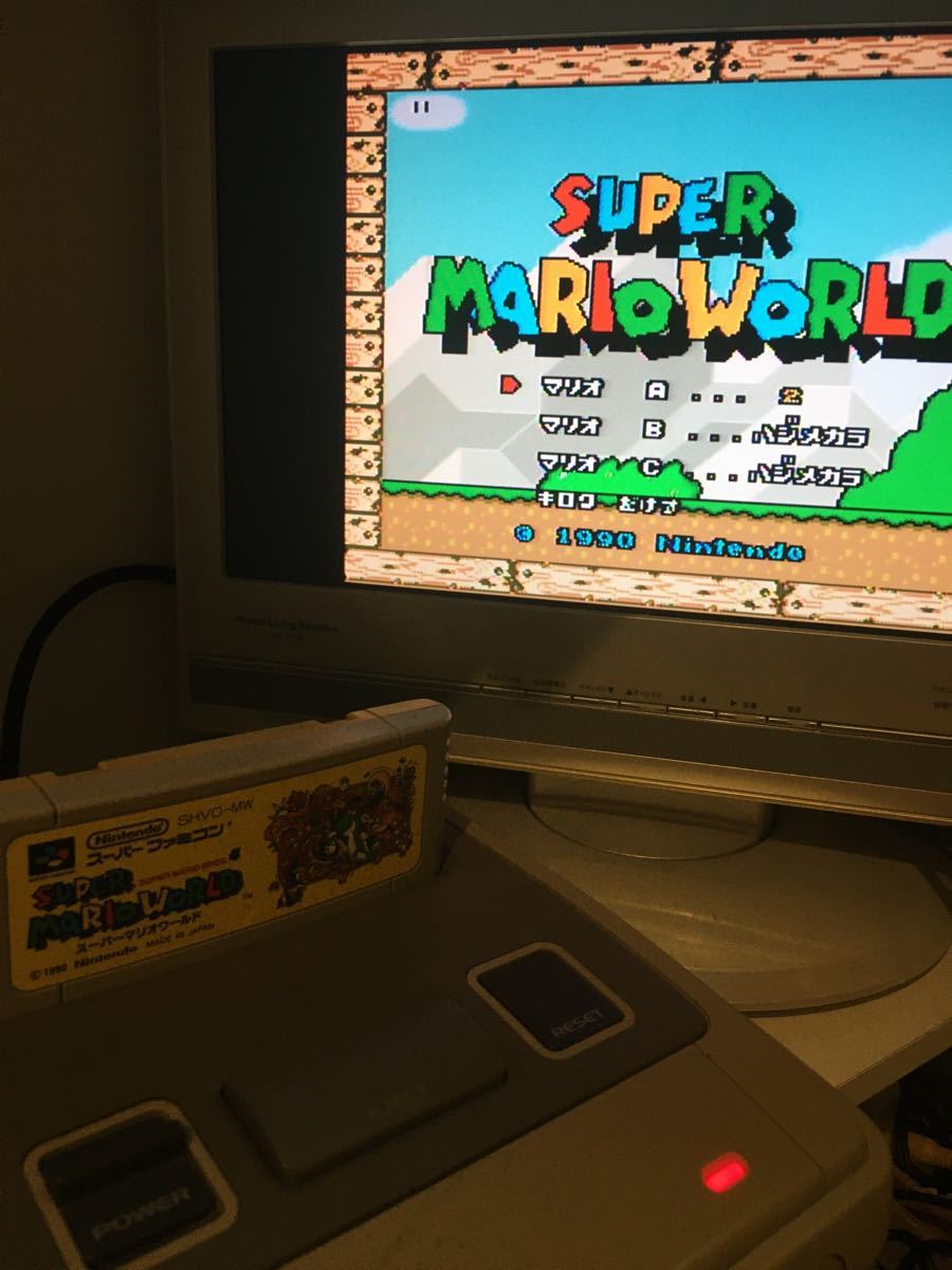 A59 スーパーファミコン　マリオセット