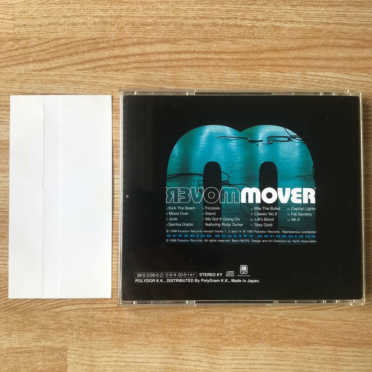 Mover ムーヴァー 国内盤 帯付 歌詞・対訳・解説付  ボーナストラック3曲追加　POCM1243