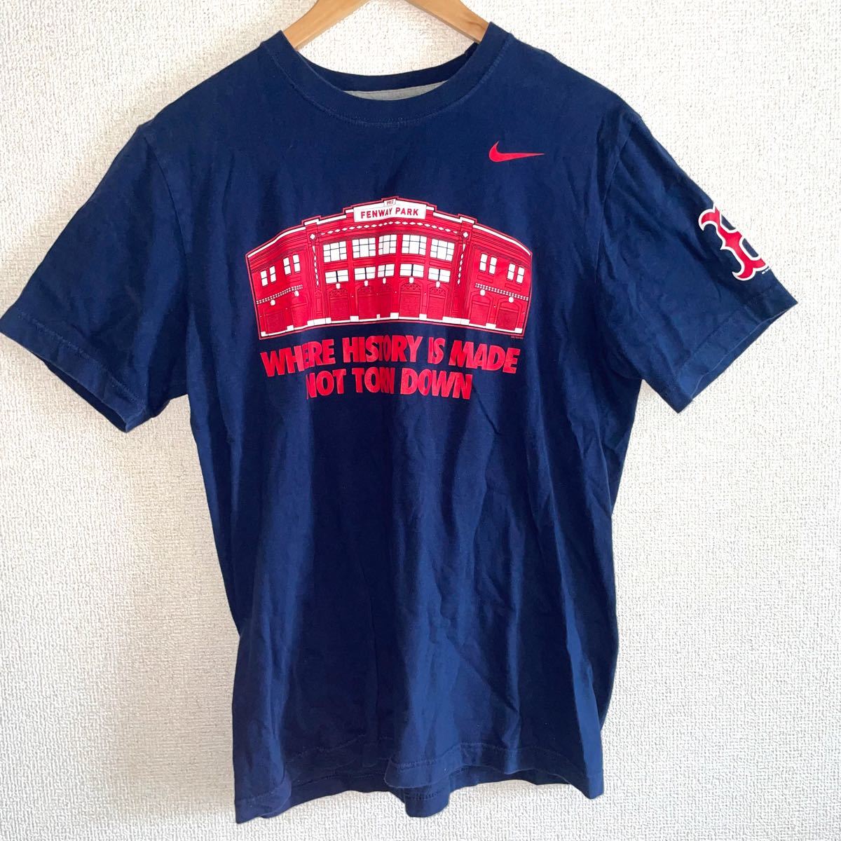 Paypayフリマ Nike ナイキ Tシャツ Mサイズ ネイビー 海外古着 ゲームシャツ プリントtシャツ 半袖tシャツ Paypayフリマ Nike ナイキ Tシャツ Mサイズ ネイビー 海外古着 ゲームシャツ プリントtシャツ 半袖tシャツ