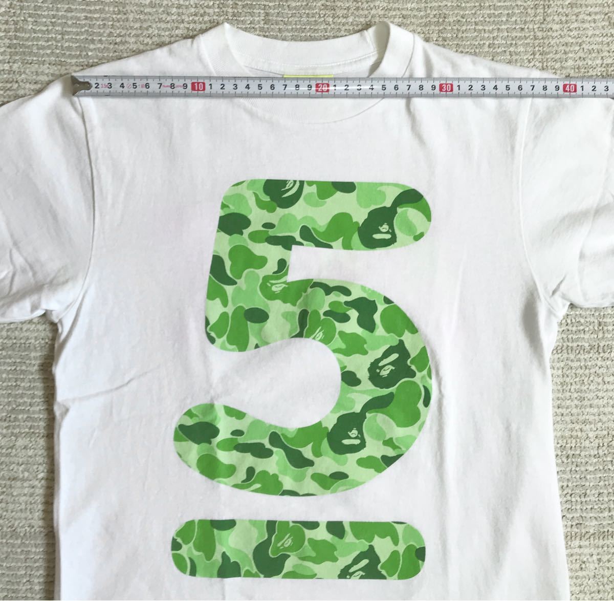 初期 APE カモ BAPY5周年 Tシャツ / ベイシング エイプ 限定 レア BAPE Stussy