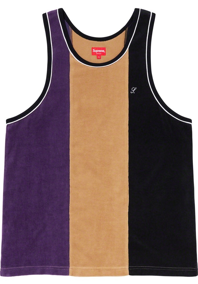 【国内正規未使用】Supreme タンクトップ　Sサイズ / Velour Tank Top　シャツ