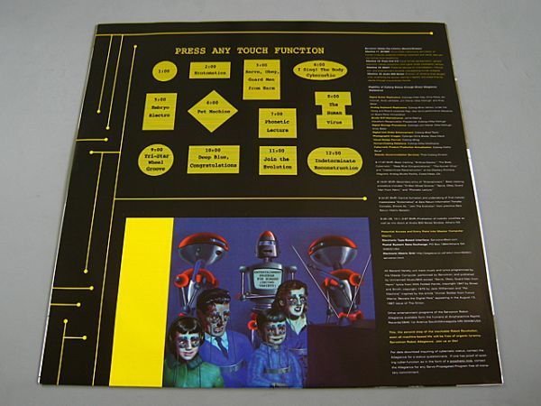 《新品同様》SERVOTRON Entertainment Program For Humans Second Variety 1998 US Orig.LP サーヴォトロン REZILLOS REVILLOS B-52's DEVOの画像6
