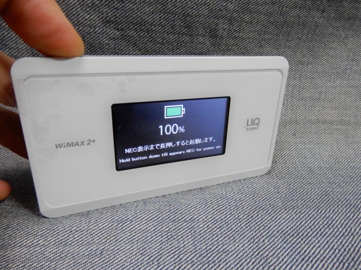 n660◆UQ WiMAX2＋  NEC モバイルWi-Fiルーター WX06 ホワイト