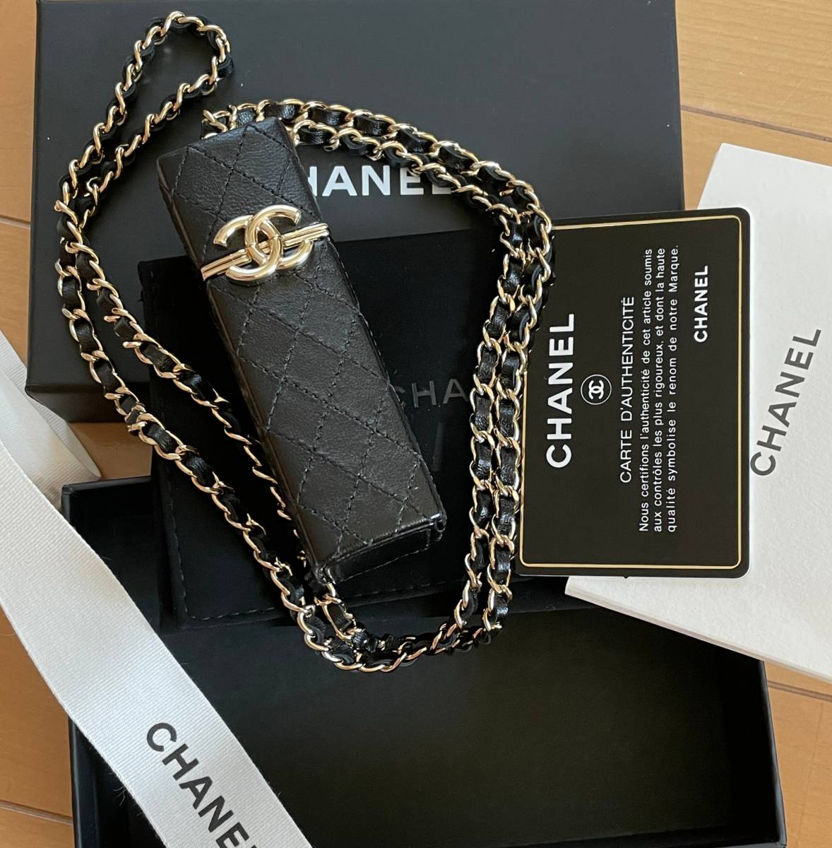 CHANEL シャネル リップスティック ケース マトラッセ ココ CHANEL シャネル リップスティック ケース マトラッセ ココ