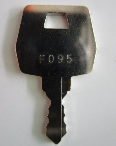 ☆　設定キー：F095　鍵　タイヨー：メーカー純正の設定変換用のかぎです。ハローサンタマシンガン　花浪漫30　カギ_画像1