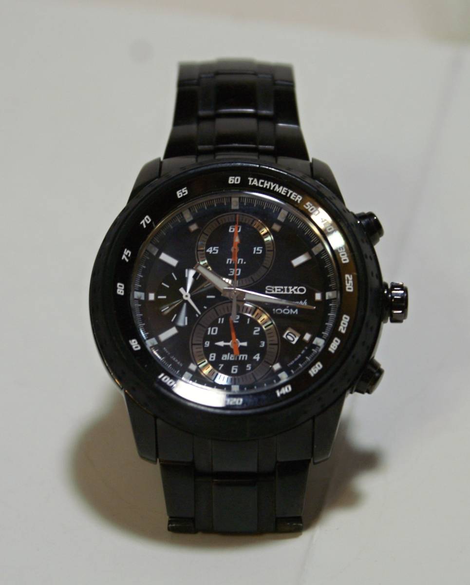 セイコー SEIKO アラームクロノグラフ SNAB 53P1 7162-OHLO