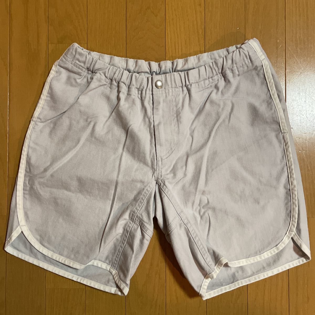 サントスピンク KOLORカラー グレンチェック ツータック ショート