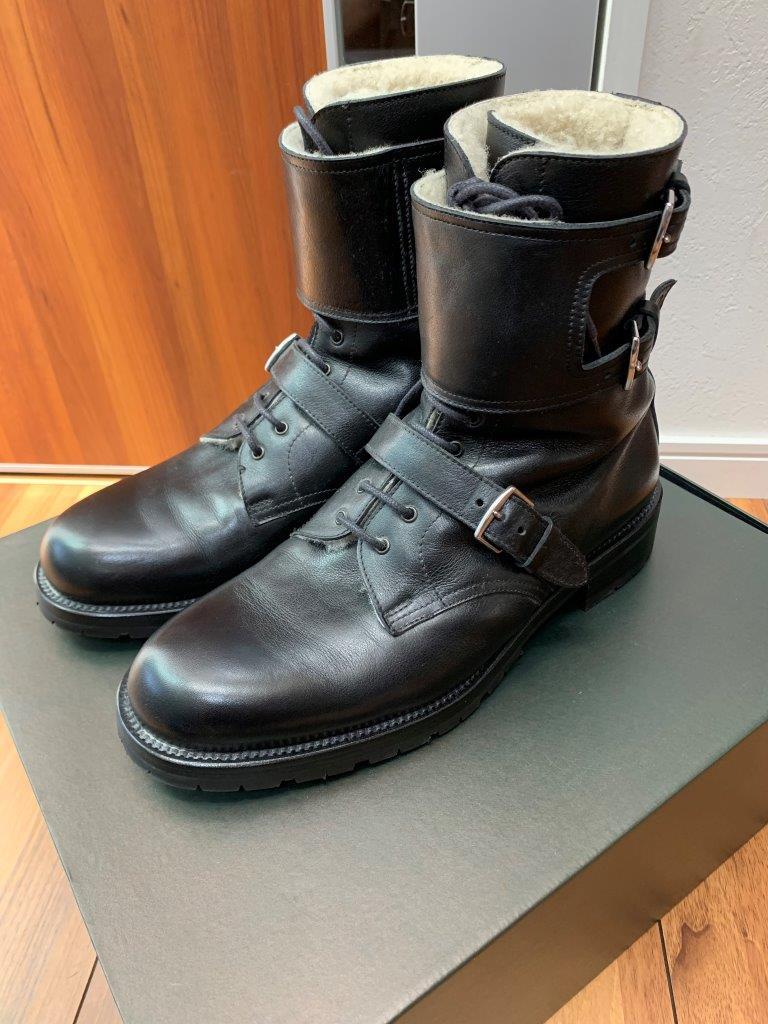 あす楽 エルメス 超稀少 頂点と言える HERMES 内面総仔羊ファー毛皮