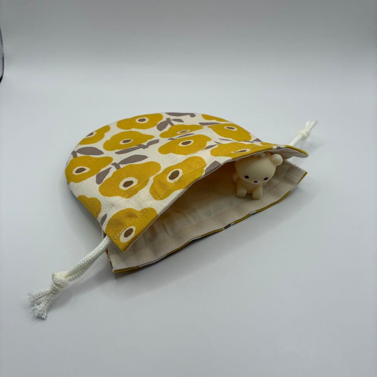 花柄 巾着袋 2個セット まんまる巾着 ハンドメイド NO 217｜Yahoo