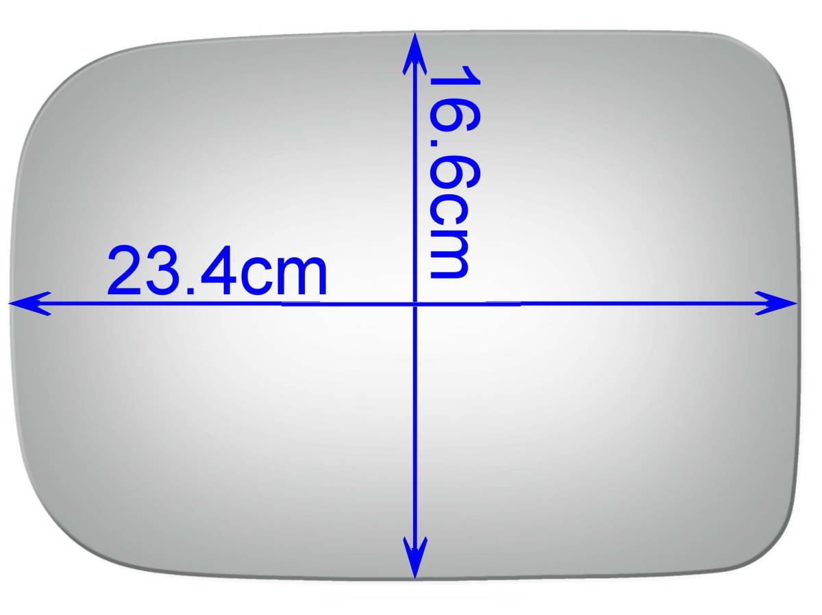 ドアミラーガラス,純正タイプ,ミラーガラス左側,LH,運転席側/ダッジ ラムバン,ダッジ ラム ピックアップ_画像2