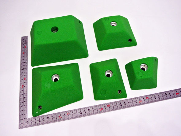 kastline製 クライミング ホールド ボルダリング Geom17 緑 グリーン 台形 ピンチ ワイドピンチ ブロック 箱型_画像1