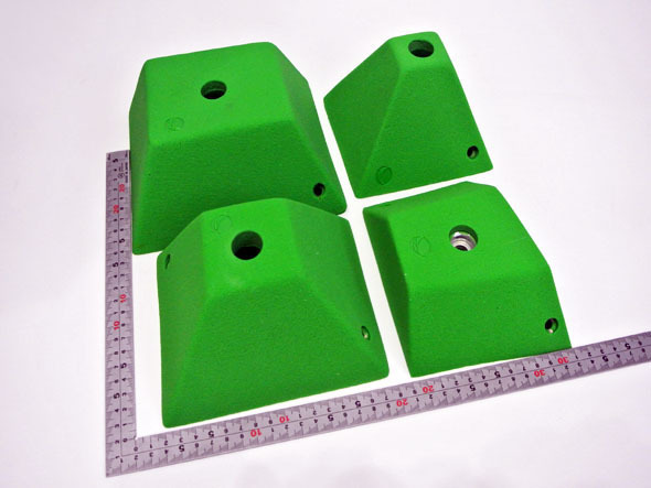 kastline製 クライミング ホールド ボルダリング Geom16 緑 グリーン 台形 ピンチ ワイドピンチ ブロック 箱型