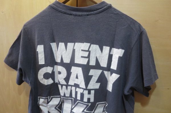 ビンテージ KISS メンズ M Hanes バンド Tシャツ 古着 キッス 80s 力 CRAZY NIGHTS 88_画像8