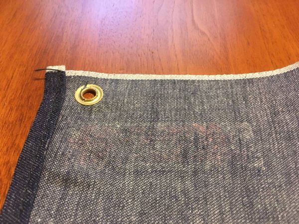  Vintage Denim Work apron cell biji dead stock 