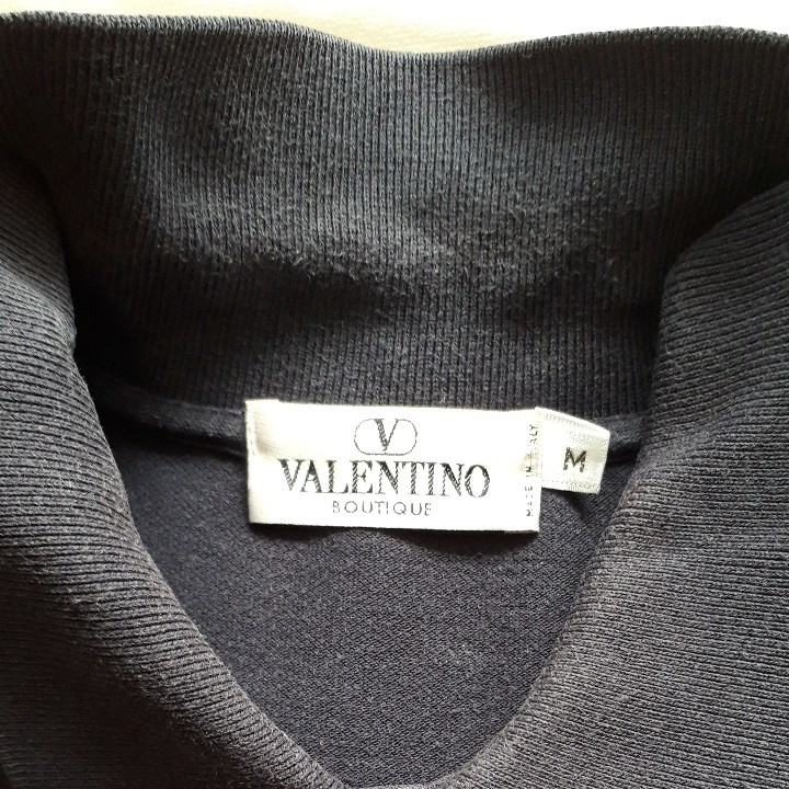 【 VALENTINO 】ヴァレンティノ 半袖ポロシャツ メンズ  L ネイビー