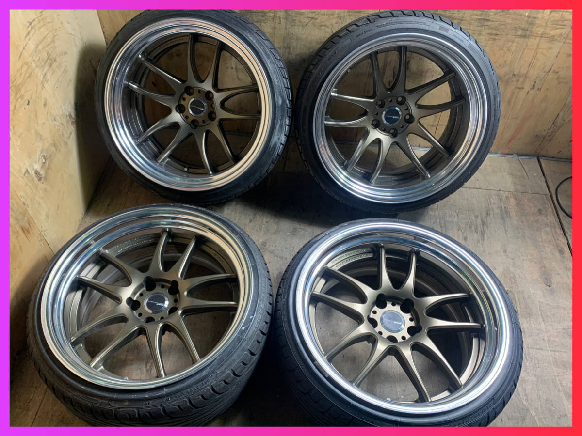 新品限定SALE 19×9.5J +15 5/114.3 ワークエモーション CR 極 (WHT